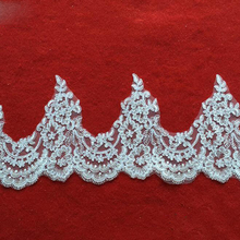 Delicate 9Yards Embroidered Sewing Ribbon Guipure Lace Trim Fabric Warp DIY Flower Applique Garment Accessories Free Shipping 2024 - buy cheap