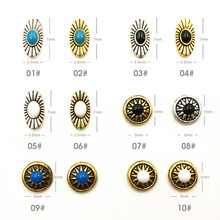 50pcs 3D alloy Nail art Decoration Sun  series nail Accessories Japanese retro Manicure Charms 2024 - buy cheap