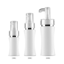 35ml 60ml 110ml 24 pcs/lot empty Lotion Bottle plastic white emulsion pressure pump cosmetic jar Sample subpackage travel 2024 - buy cheap