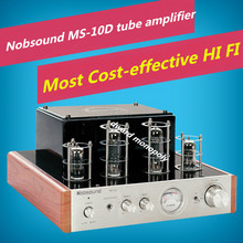 Nobsound MS-10D Hifi 2.0 Tube Amplifier Vaccum Home Audio Loudspeaker Amplifier 220V Version 25W*2 2024 - buy cheap