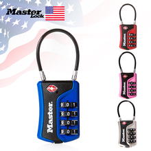 Master Lock TSA Luggage Lock WORD Numeric Combination Password Locks For Travel Luggage Suitcase Code Padlock Customs Lock 2024 - buy cheap
