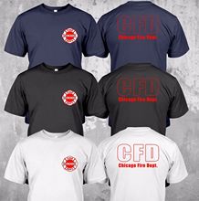 NEW Chicago Fire Department Show TV Show Duty Shirt Rescue T-shirt 2024 - buy cheap