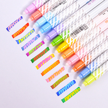 12 unids/set doble-magia cambio de Color marcador pluma fluorescente pintura para niños DIY estudiante Doodle pluma fuente de la escuela 2024 - compra barato