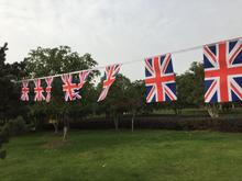 9m long Union Jack Flag Pennant UK String Banner britain Buntings Festival Party Holiday Decoration 2024 - buy cheap