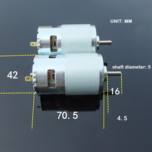 Motor micro dc de alta velocidade para brinquedos diy, motor inteligente de carro 24v 6000-12000rpm 2024 - compre barato