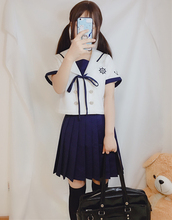 New fashion Japanese school uniform skirt jk uniform class uniforms sailor suit college wind suit female students uniforms 2024 - buy cheap