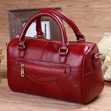 Genuine Leather Women Fashion Messenger Sling Shoulder Bag Designer Cross Body Satchel Ladies Casual Tote Bag Cowhide Handbag 2024 - buy cheap