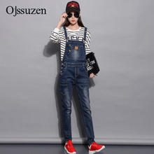 Spring Denim Jumpsuits Women Fashion Summer Romper Long Pants Elasticity Jeans Overalls For Women Jeans Bodysuits Ladies 2024 - buy cheap