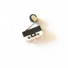 10pcs/lot  Small micro switch with handle roller small micro motion 1A125V micro switch button mouse micro motion 2024 - buy cheap
