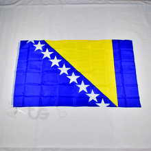 Bosnia and herzegovina  flag Banner  3x5 Foot 90*150cm Hanging National flag  Home Decoration flag 2024 - buy cheap