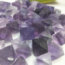 100g Natural purple Fluorite Octahedral stone Quartz Crystal stones and minerals Healing crystals for Handicraft home Decorating 2024 - buy cheap