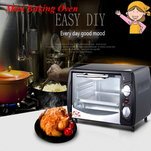 Household Mini Baking Oven 12L Stainless Steel Electric Glass Oven Cake Toaster Kitchen Appliances CS1201A 2024 - buy cheap