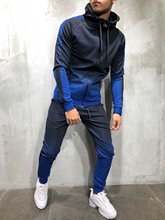 Conjunto deportivo para hombre, chándal de 2 piezas con estampado 3D, cremallera, estilo Hip Hop, Muscle Brothers, novedad de 2020 2024 - compra barato