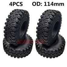 1/10 Rc Rock Crawler 1.9" Tires 114mm Soft Rubber Tyre Foam Insert (4) For 1:10 Axial SCX10 RC4WD D90 D110 CC01 TRX-4 2024 - buy cheap