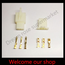 10 sets 2.8mm 3 Way/pin automotive male female header connector terminal  plug for Motorcycle Free shipping 2024 - buy cheap