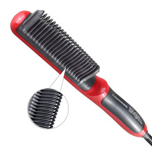 Hair Straightener Durable Electric Straight Hair Comb Brush LCD Heated Ceramic Hair Straightening Brush EU Plug 2024 - buy cheap