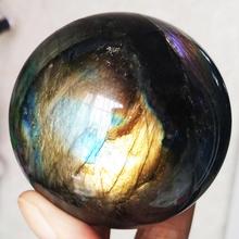 Scy aaaaa + 385 65 esfera de cristal labradorite natural esfera orb em pedra e3 2024 - compre barato