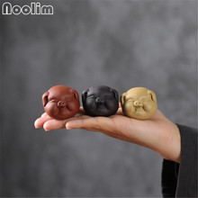 Purple Clay Lovely Pig Ornament Small Tea Pets  Boutique Tea Table Decoration Accessories 2024 - buy cheap