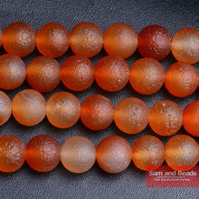 Free Shipping Natural Stone Special Red Old agata beads 16" Strand 6 8 10 12MM Pick Size For Jewelry ROA01 2024 - buy cheap