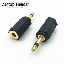 50 Pcs Gold 3.5mm Mono Male to 3.5mm Female Stereo Jack Adaptor Plug Connector 2024 - buy cheap