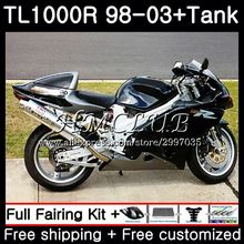 +Tank For SUZUKI TL1000R 1998 1999 2000 2001 2002 2003 Glossy black 38HC.19 TL1000 R TL 1000 R 1000R 98 99 00 01 02 03 Fairings 2024 - buy cheap