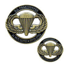 США десантник памятная монета домашний декор США Америка воздушно-десантные металлические монеты для подарка на день рождения 2024 - купить недорого