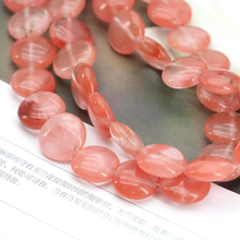 Hot Pink watermelon tourmaline Coin shape 14mm loose beads 15inches 2pc/lot beautiful DIY women jewelry making wholesale 2024 - buy cheap