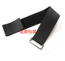 FreeShipping 5pcs/lot 5cm x 50cm magic tape Cable Tie Nylon Strap with Stainless Steel button Hook&Loop Tape with Metal buckle 2024 - buy cheap