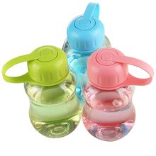 3 Color Yaqi calabash shape Mini Water Bottle Food grade Plastic Drinkware protein shaker Camping Hiking Bottle 200ml BPA free 2024 - buy cheap