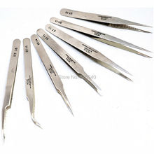 Free Shipping High quality VETUS 7/pcs BGA Precision ESD Tweezers Set, stainless steel anti-static tweezers Repair Tool 2024 - buy cheap