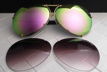 Мужские и женские очки P8478, стильные солнцезащитные очки, сменные линзы, чехол для автомобиля, 8478 2024 - купить недорого