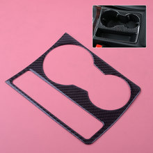 DWCX Car Interior Carbon Fiber Water Cup Holder Panel Position Trim Cover Decoration for Audi A4 A5 S4 RS5 S5 2024 - buy cheap