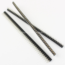 100pcs Pitch 2.54mm 40 Pin Tin PCB Panel IC Breakable Round Female Header Strip 2024 - buy cheap