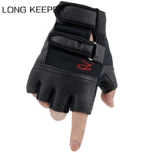 Men's Tactical Gloves PU Leather Half Finger Mittens Male Outdoor Sports Cycling Wear-resistant Fingerless Guantes Ciclismo 2024 - buy cheap