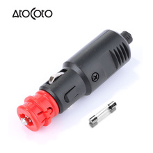 Universal  Car Modified Cigarette Lighter Power Connection Cigaret Socket Adaptor Male Plug 12V with 5A Fuse 2024 - buy cheap
