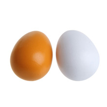 HBB 6 шт яркие деревянные яйца желток ролевые игры Кухня Еда готовка ребенок игрушка Подарочный набор 2024 - купить недорого