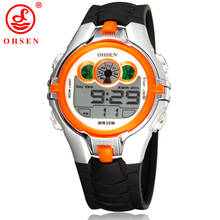 OHSEN Boys Kids Children Digital Fashion Sport Watch Alarm Date Chronograph LED Back Light Waterproof Wristwatch Student Clock 2022 - buy cheap