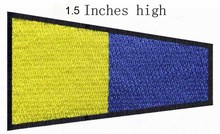 ICS Pennant Five Flag 1.5"high embroidery patch  for iron on appliques/iron on motif/badges 2024 - buy cheap