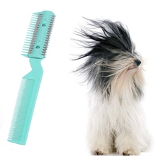Pet Dog Scissors Cleaning Beauty Grooming Tool Hair Removal Blade Comb for Dogs Cats Long Short Hair 2024 - buy cheap
