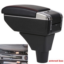 For Dacia sandero armrest box USB Charging heighten Double layer central Store content cup holder ashtray accessories 2024 - buy cheap