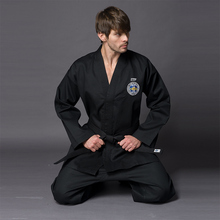 Black ITF Taekwondo Uniform Dobok 2024 - buy cheap