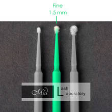 Mia 100pcs Fine Disposable Micro Applicator for Eyelash Extension Medical Grade Medium Size: 1.5mm 2024 - buy cheap