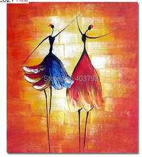 MODERN ABSTRACT HUGE LARGE CANVAS ART OIL PAINTING  beautiful ballet girls  paintings for decoration  no framed 2024 - buy cheap
