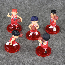 7-8cm 5 pçs/lote Afundanço Hanamichi Sakuragi Q Versão PVC action Figure Modelo Boneca Brinquedos para as crianças Presentes 2024 - compre barato