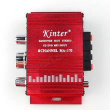 Kinter ma-170 amplificador de carro, áudio hi-fi mini, 2 canais, digital, 12v, dc, usb, venda imperdível 2024 - compre barato