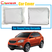 Cawanerl New Car Cover SUV Anti UV Sun Shield Rain Snow Resistant Cover For Ssang Yong Korando 2024 - buy cheap