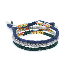 Multi Color Tibetan Buddhist Handmade Lucky Rope Knots string Bracelets Lover's Gift Bracelet  Friendship Bangles 2024 - buy cheap