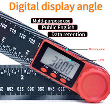 0-200mm 8'' Digital Meter Angle Inclinometer Angle Digital Ruler Electron Goniometer Protractor Angle finder Measuring Tool 2024 - buy cheap