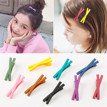 Woman Hair Accessories Girls Scrub Candy Colors Hairpins Cross Hair Clips Female Barrette Sweet Headwear Hairgrip 2024 - compre barato