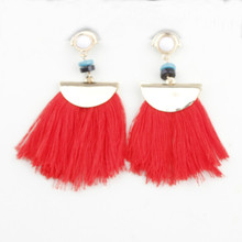 2019 New Bohemian Tassel Earrings Black Tassel Earrings Statement Dangle Drop Earrings Jewelry For Women 2024 - buy cheap